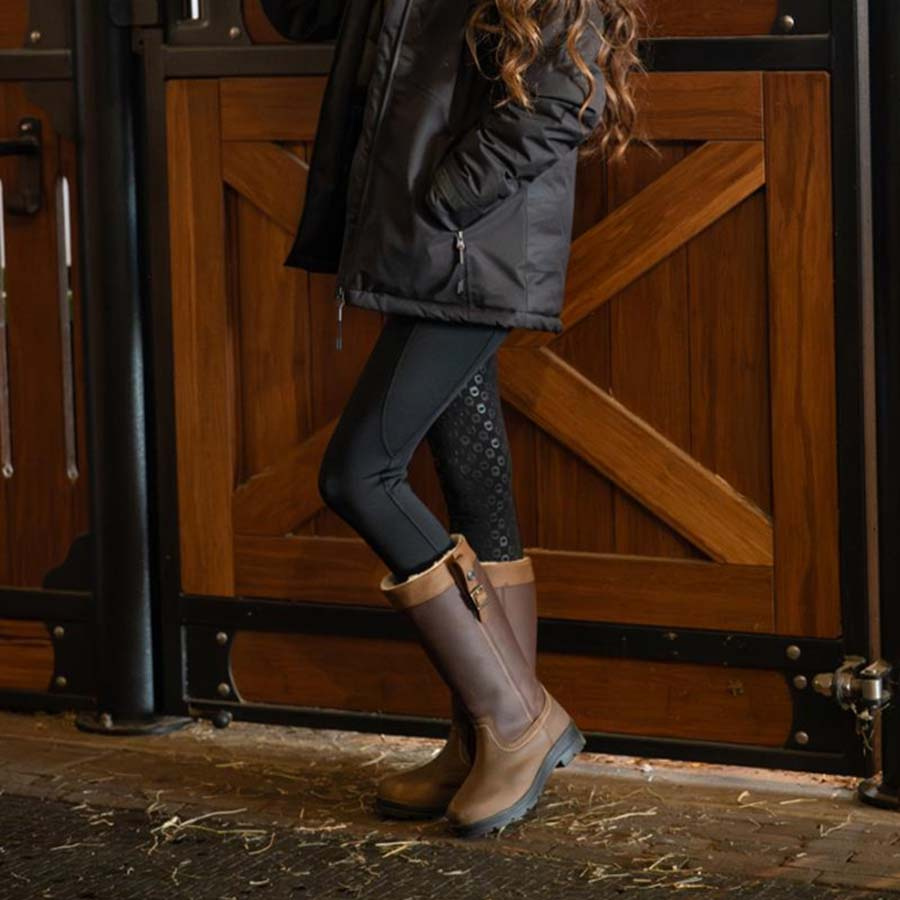 Fôrede Stallstøvler Winter Brun