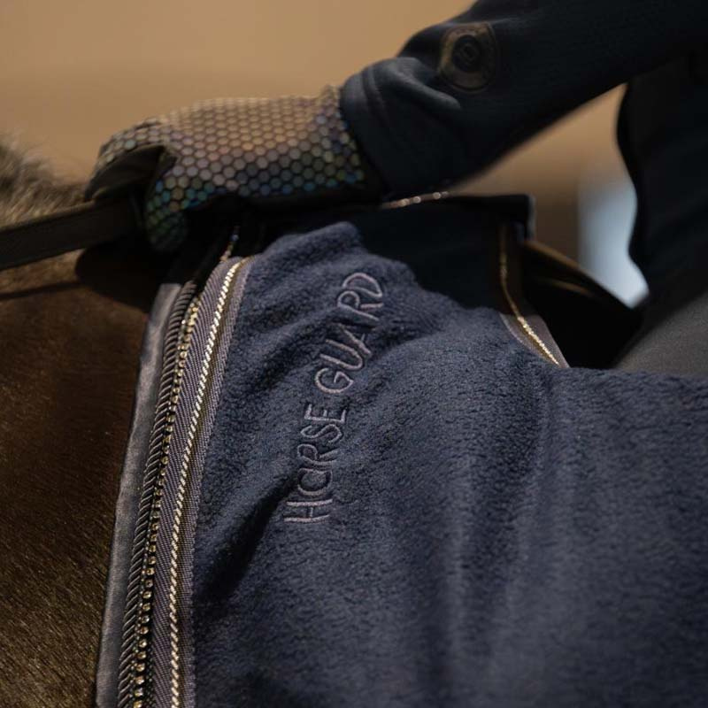 Ridehansker Saline Reflective Svart