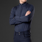 Funksjonstrøye Herre Steve 1/4 Zip Marineblå Funksjonstrøye Herre Steve 1/4 Zip Marineblå