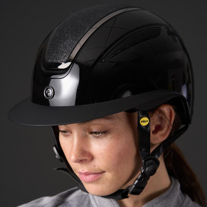 Ridehjelm MIPS Guardian Glossy Svart