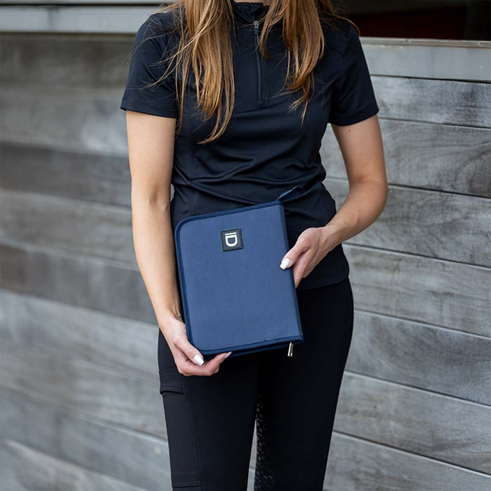 Passmappe Agate Marineblå