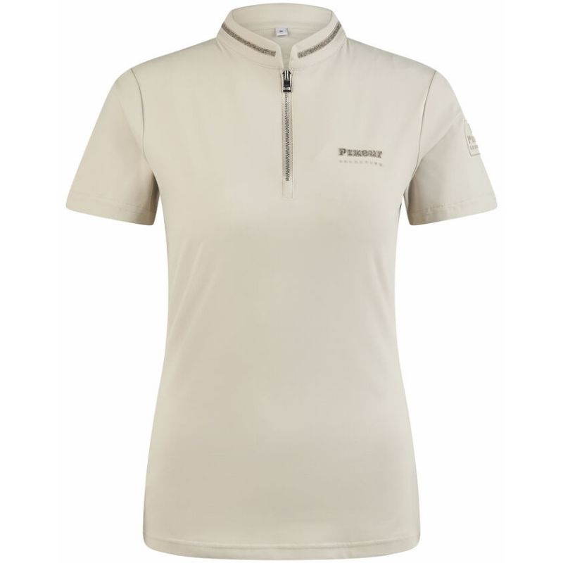 T-skjorte Function Zip Selection Beige