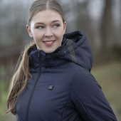 Ridekåpe Elegant med Varmetråder og Powerbank Marineblå Ridekåpe Elegant med Varmetråder og Powerbank Marineblå