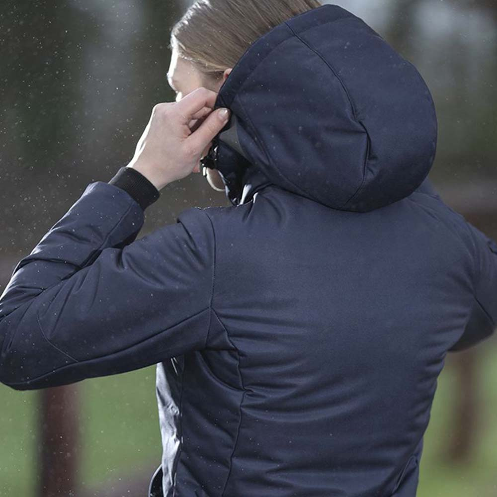 Ridekåpe Elegant med Varmetråder og Powerbank Marineblå