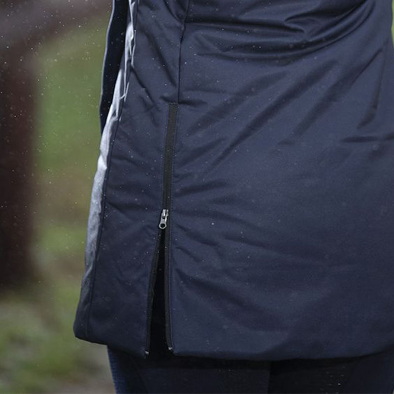 Ridekåpe Elegant med Varmetråder og Powerbank Marineblå