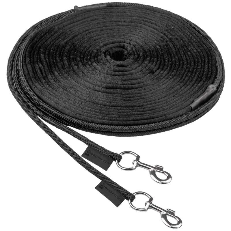 Dobbel Longeringsline Classic Svart