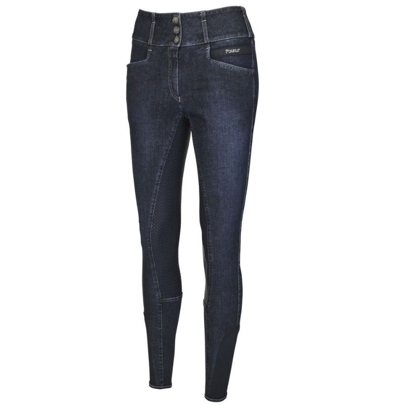 Ridebukser Candela DuraGrip Jeans FG Marineblå