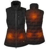 Puffervest Katla med Varme Svart Puffervest Katla med Varme Svart