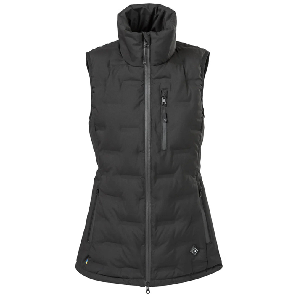 Puffervest Katla med Varme Svart