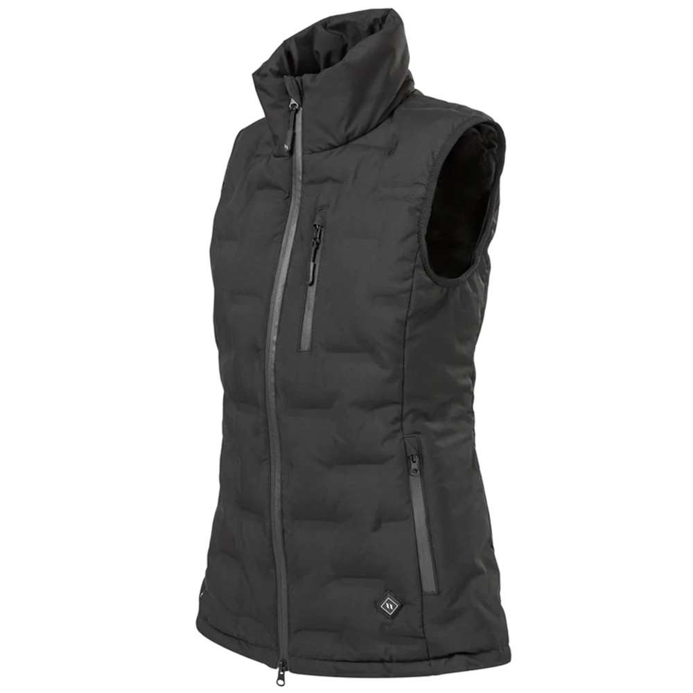 Puffervest Katla med Varme Svart
