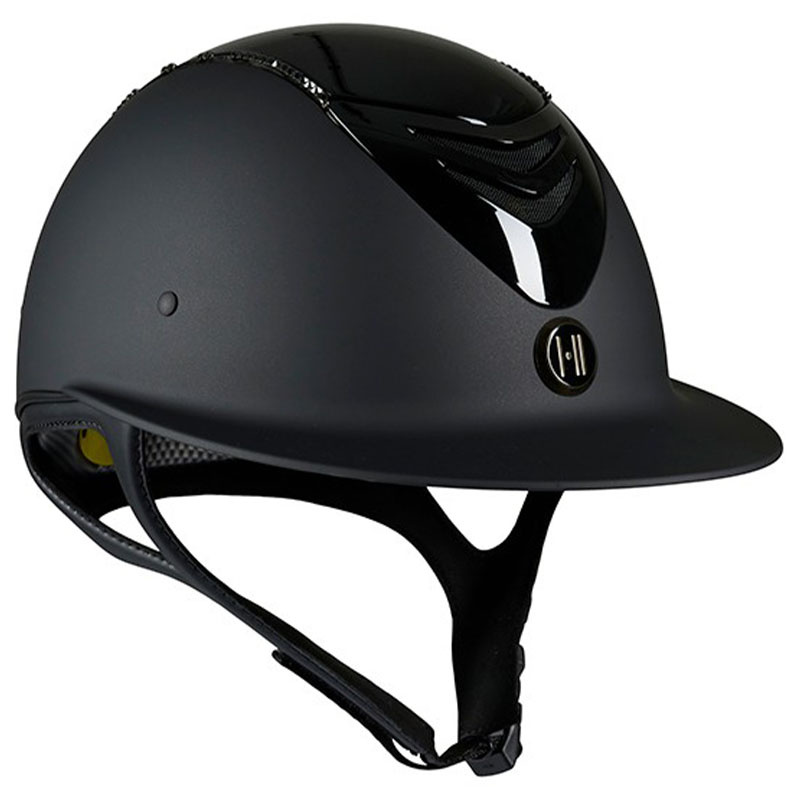 Ridehjelm Mips Avance Glossy Top Swarowski Svart