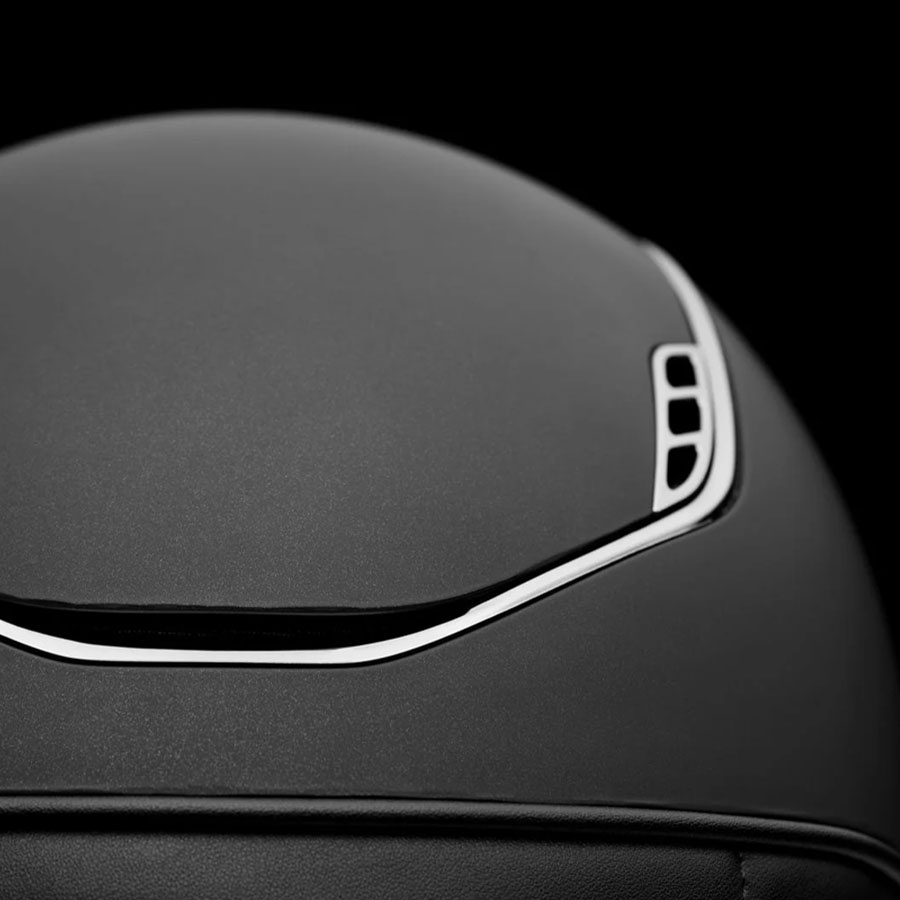 Ridehjelm Shadowmatt 2.0 Black Chrome Svart