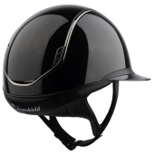 Ridehjelm Miss Shield Glossy 2.0 Black Chrome Svart Ridehjelm Miss Shield Glossy 2.0 Black Chrome Svart
