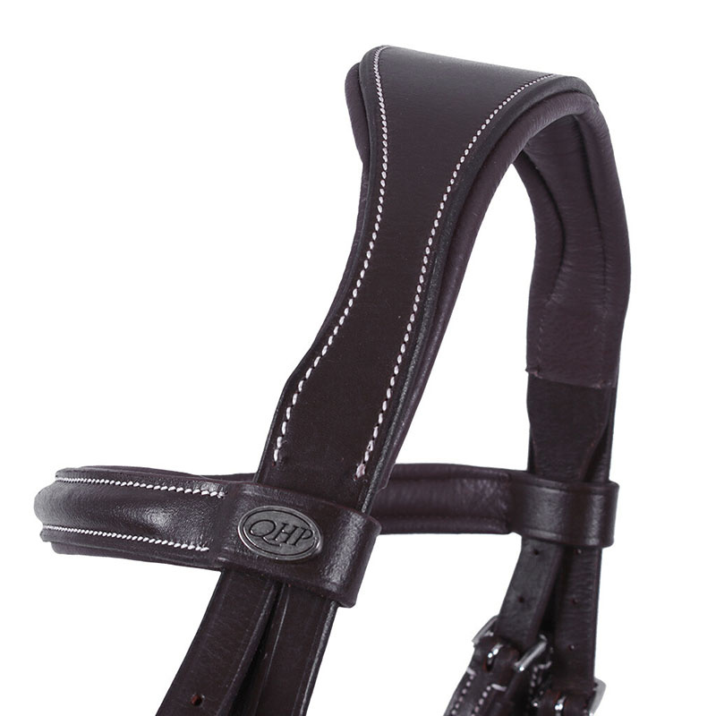 Anatomisk hodelag Luxury Stitched Mørkebrun
