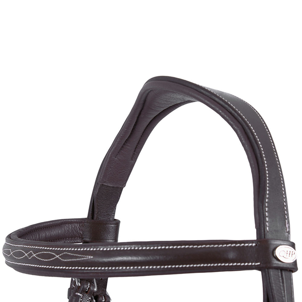 Anatomisk hodelag Luxury Stitched Mørkebrun