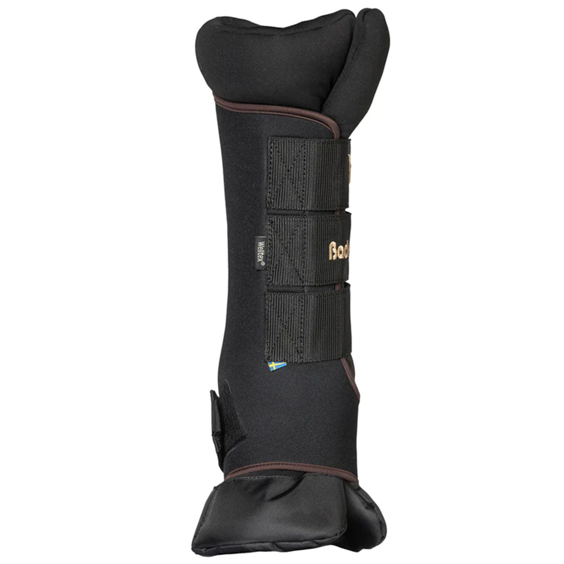 Stallbandasjer Royal Quick Wraps Deluxe Svart/Brun