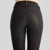 Ridebukse Megan Yati Full Grip Svart Ridebukse Megan Yati Full Grip Svart