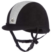 Ridehjelm YR8 Sparkling Svart/Sølv Ridehjelm YR8 Sparkling Svart/Sølv