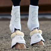 Dressurbeskyttere Absolute Front Velcro Hvit Dressurbeskyttere Absolute Front Velcro Hvit