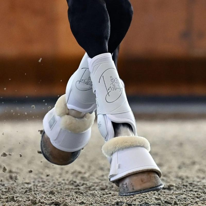 Dressurbeskyttere Absolute Front Velcro Hvit