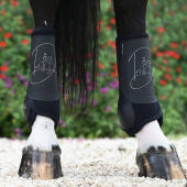 Dressurbeskyttere Absolute Rear Velcro Svart Dressurbeskyttere Absolute Rear Velcro Svart