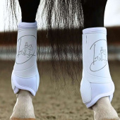 Dressurbeskyttere Absolute Rear Velcro Hvit Dressurbeskyttere Absolute Rear Velcro Hvit
