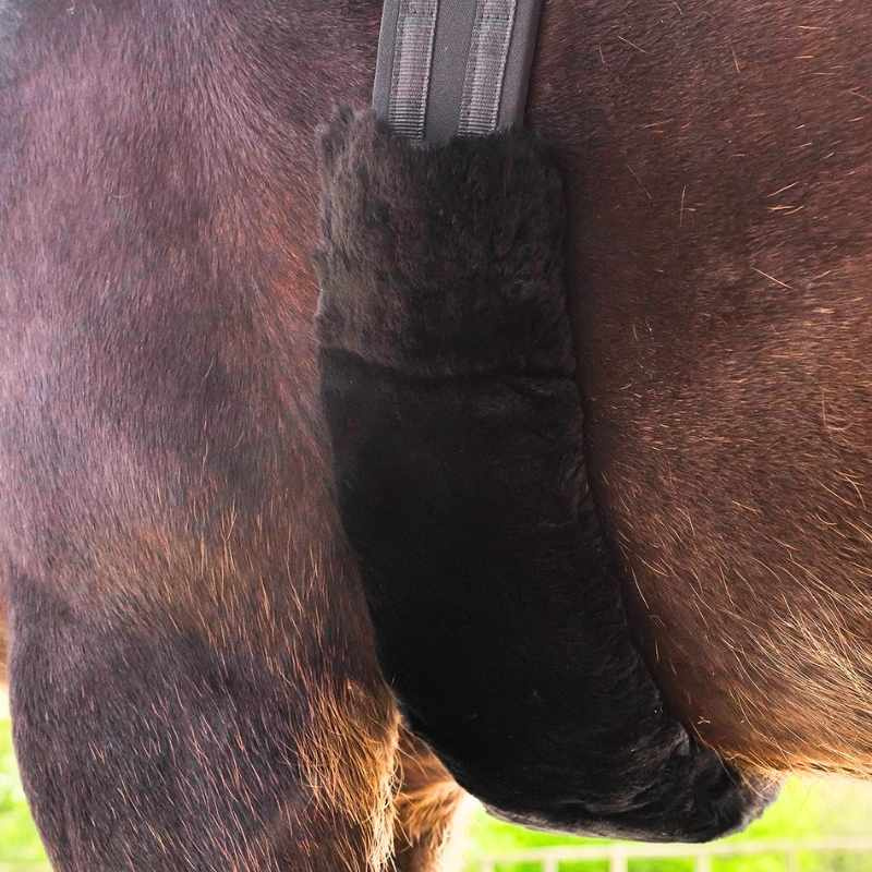 Gjordtrekk Lambskin Svart