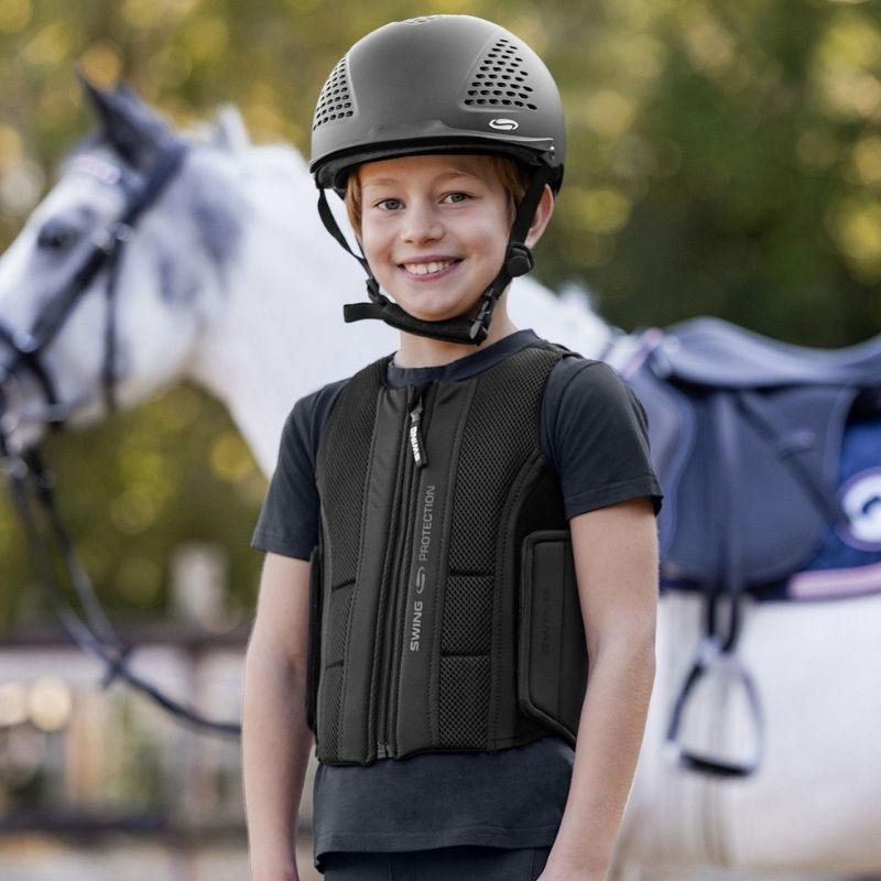 Ryggbeskytter Barn/Junior P24 Pro Svart