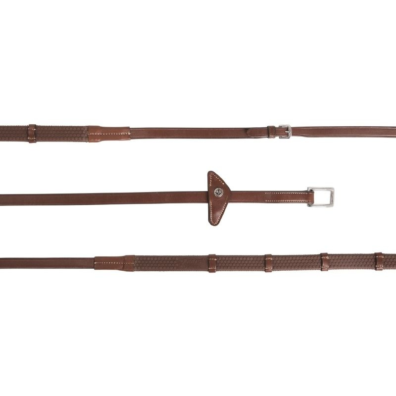Gummitøyler med stoppere Eccelente Buckle Loop Brun