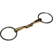 Anatomisk tredelt bitt med løse ringer Anatomisk tredelt bitt med løse ringer