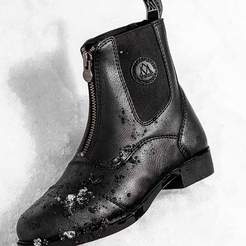 Vinterridesko Jr Veganza Young Winter Paddock Svart