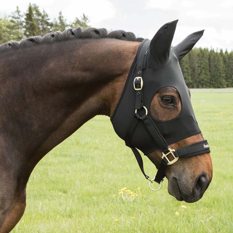 Stresshette Spirit med ører Svart