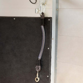 Transportleietau Panic Clip Grå Transportleietau Panic Clip Grå