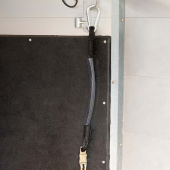 Transportleietau Panic Clip Svart Transportleietau Panic Clip Svart