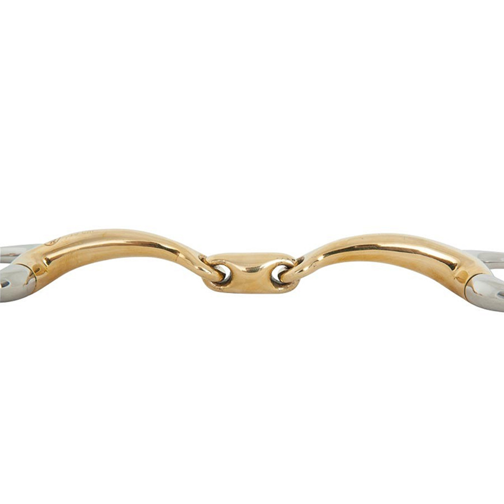 Tredelt muffebitt Soft Contact Bradoon 12mm