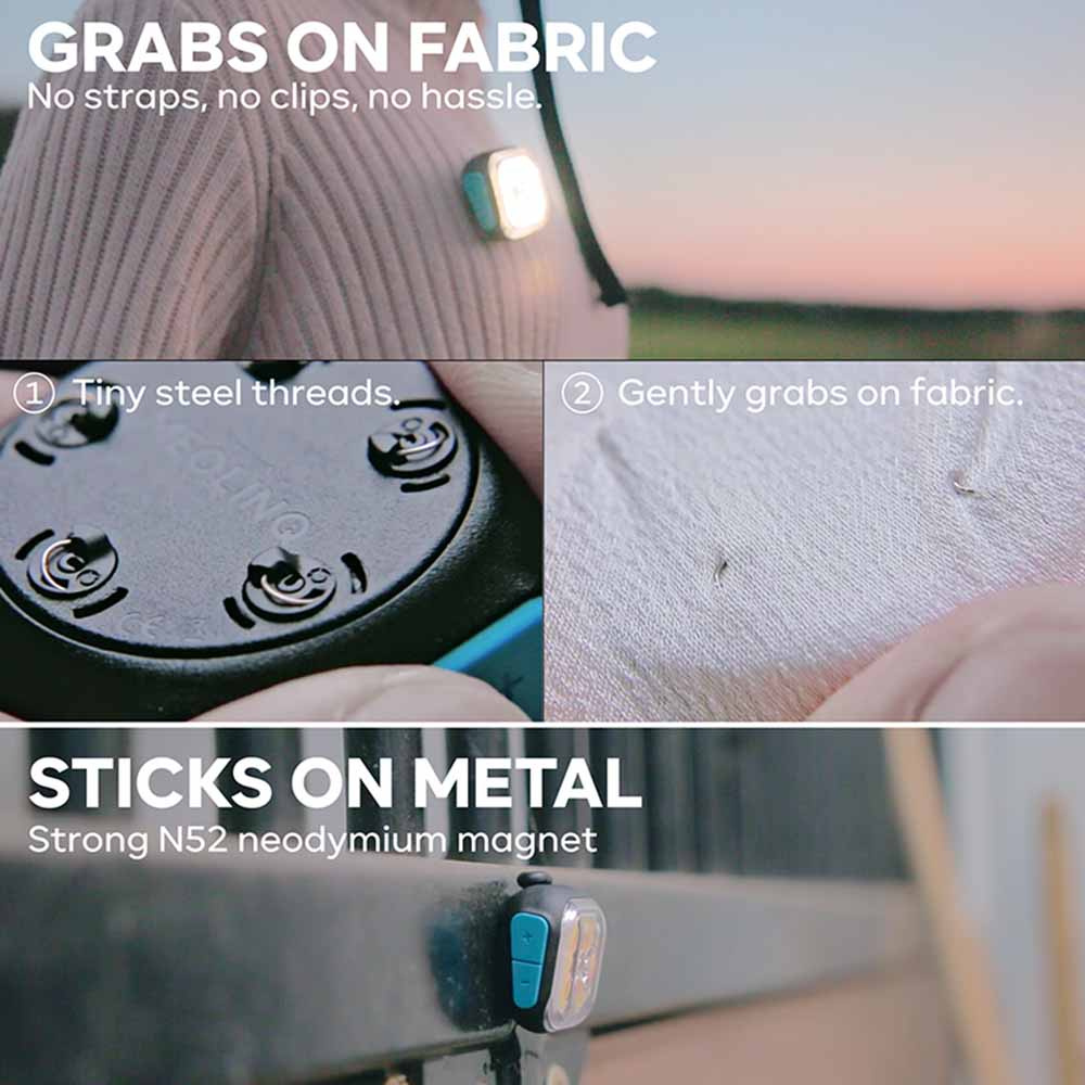 Lampe Light 01 ClipOn Svart