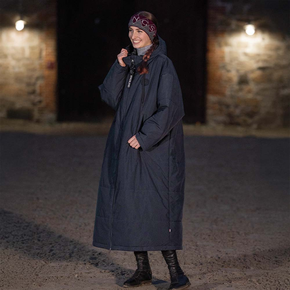 Ridekåpe KLMarley Unisex Overcoat Marineblå
