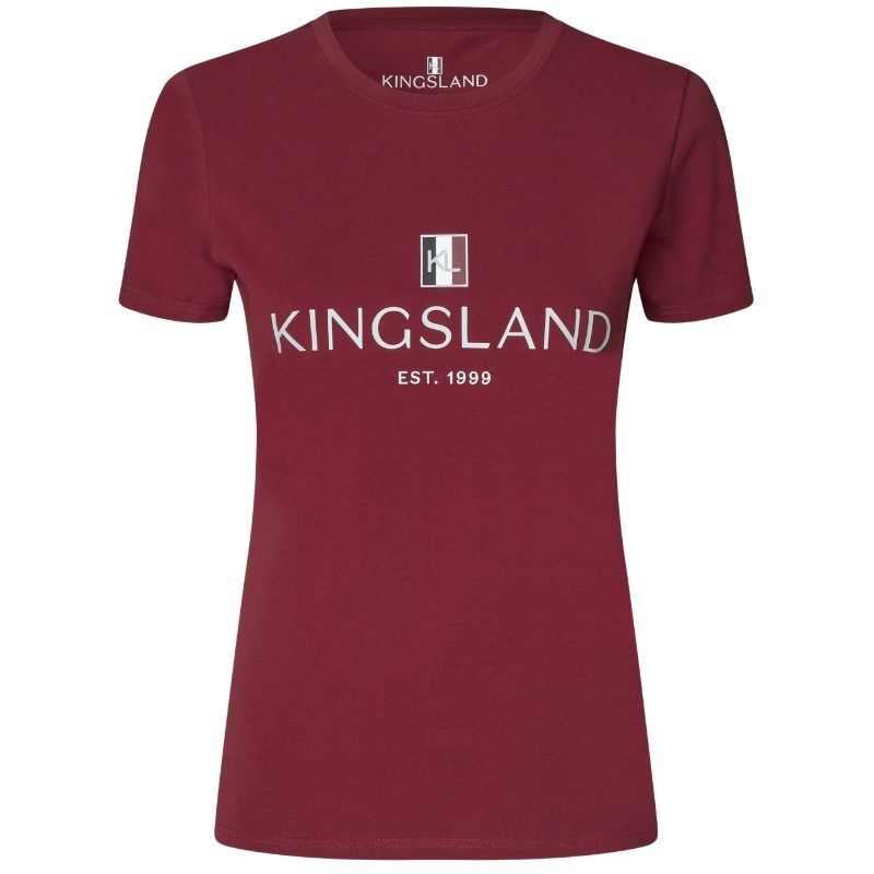 T-skjorte Classic Logo Vinrød