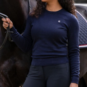 Ridegenser Classic O-Neck Pullover Marineblå Ridegenser Classic O-Neck Pullover Marineblå