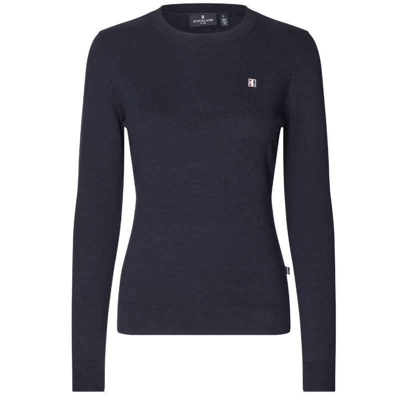 Ridegenser Classic O-Neck Pullover Marineblå