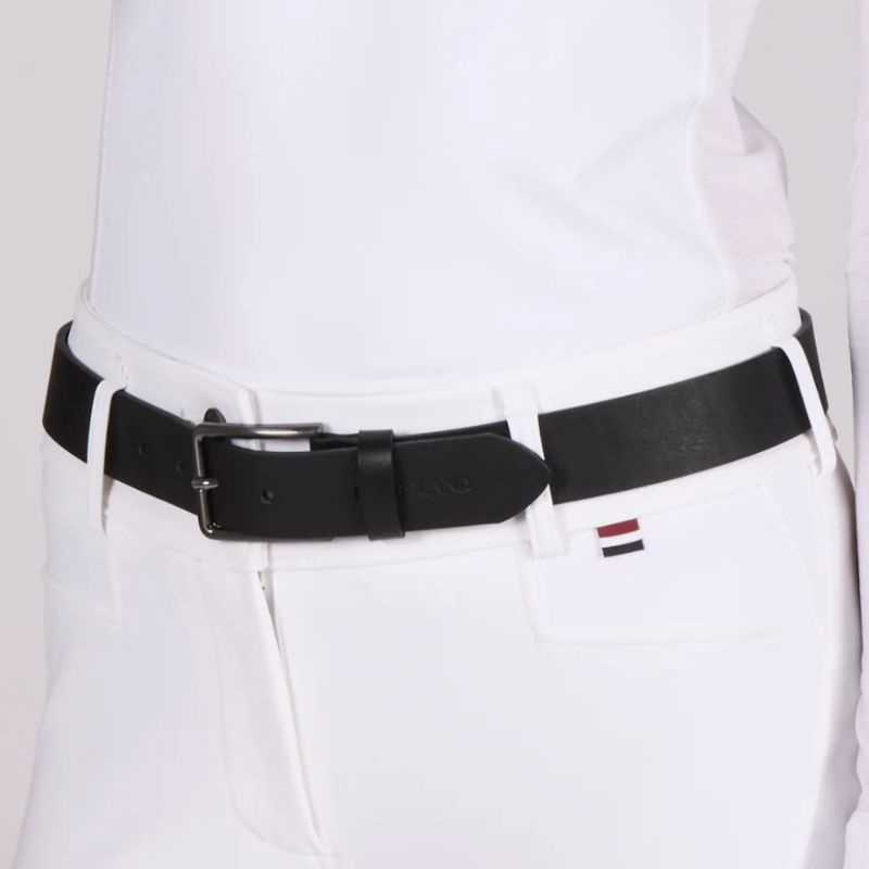 Lærbelte Classic Unisex Svart