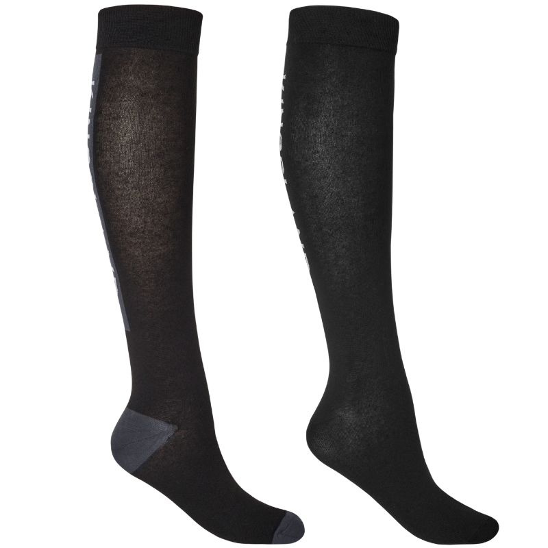 Ridesokker Classic Unisex Logo 2-pack Svart