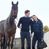 Ridegenser Classic Mens O-Neck Pullover Marineblå Ridegenser Classic Mens O-Neck Pullover Marineblå