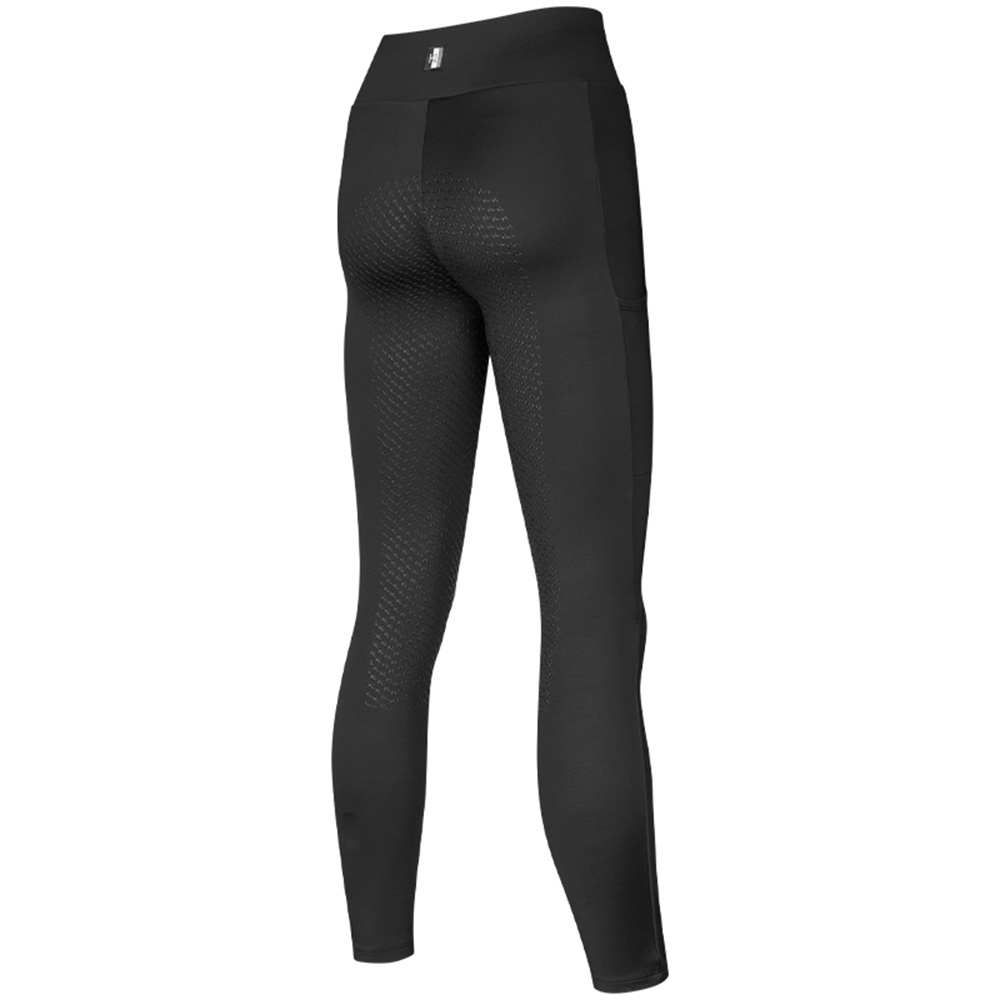 Vinterridetights Classic Brushed Full Grip Svart