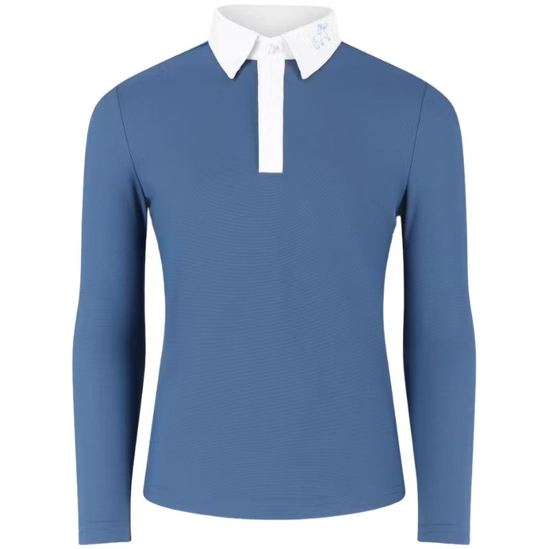 Stevneskjorte Barn/Junior Boy Osaka Long Sleeve Blå