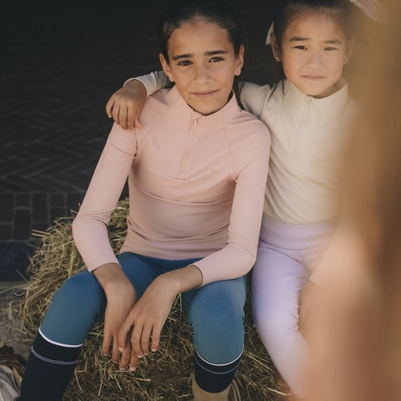 Treningstopp Barn/Junior Girl Madrid Long Sleeve Gammelrosa