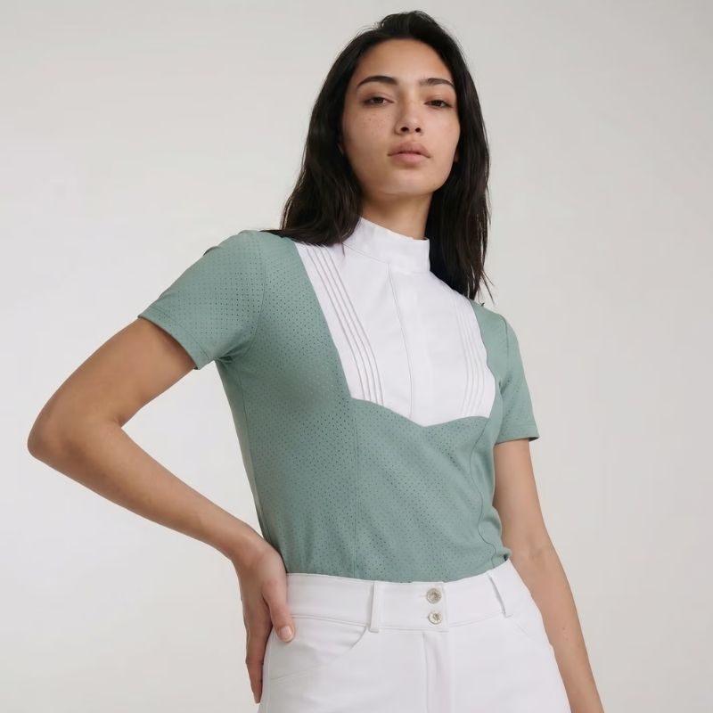 Konkurransetopp Heritage Air Short Sleeve Mintgrønn