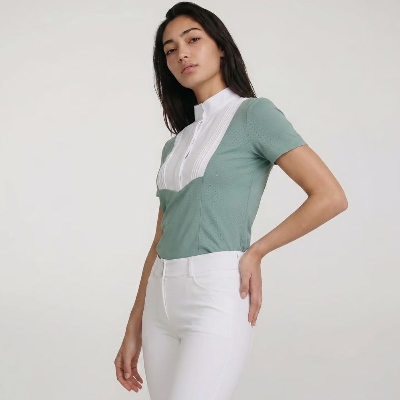Konkurransetopp Heritage Air Short Sleeve Mintgrønn