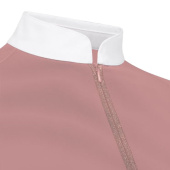 Konkurransetopp Classic Glitter Zipper Short Sleeve Gammelrosa Konkurransetopp Classic Glitter Zipper Short Sleeve Gammelrosa