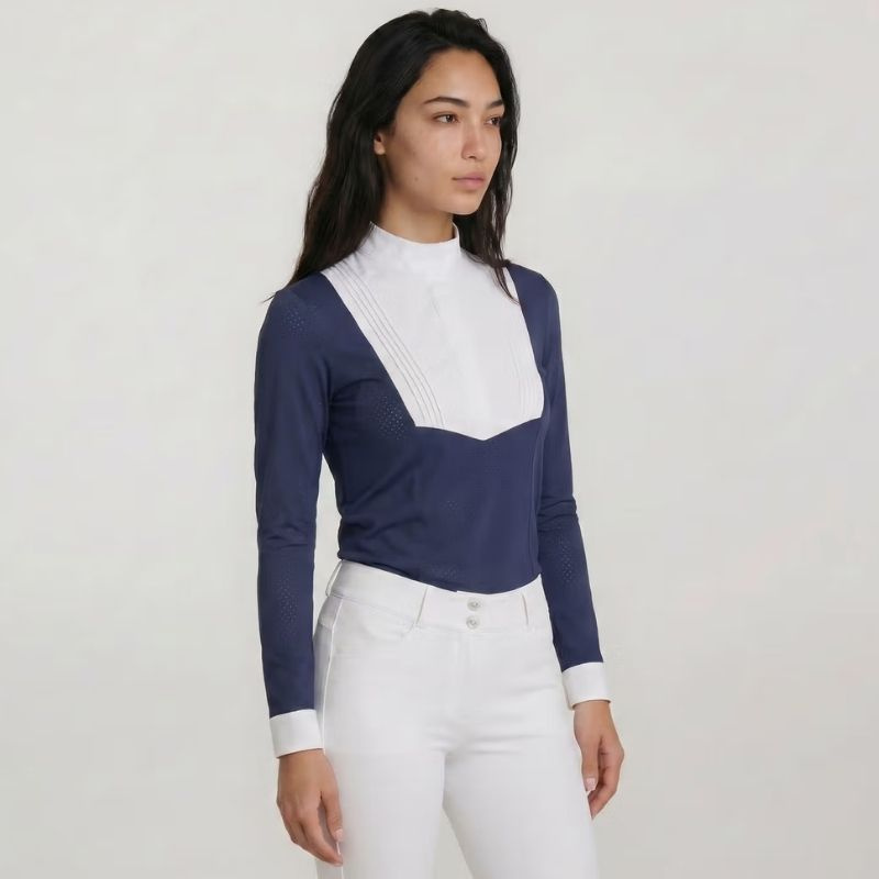 Konkurransetopp Heritage Air Long Sleeve Marineblå